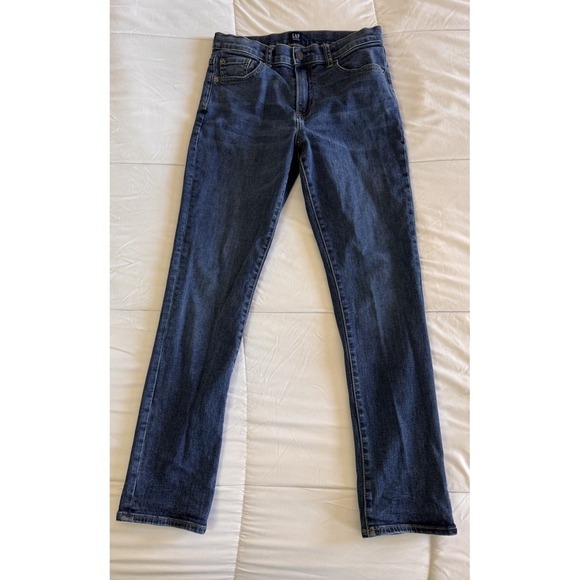 GAP Other - GAP Kids Boys Original Jeans Size 14 Regular Stretch Straight Denim Blue EUC